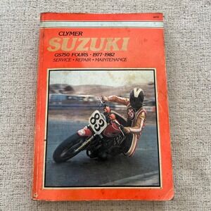 Clymer Suzuki GS750 Fours 1977 1982 Service Repair Maintenance‎ Manual